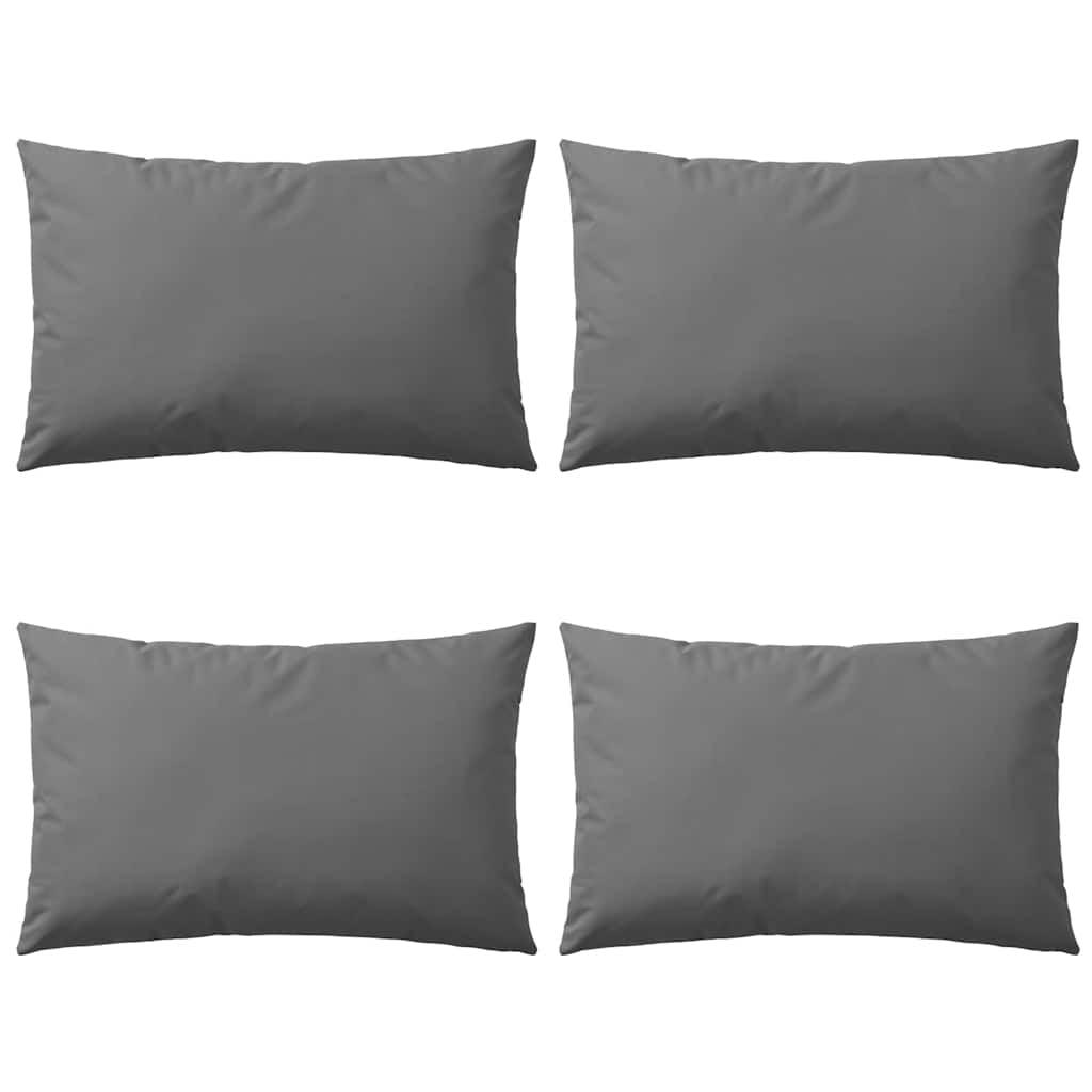Vidaxl Cojines Para Exteriores 60x40 Cm Gris 4 Unidades_0
