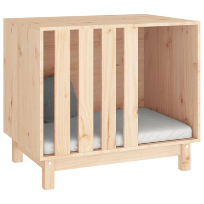 Casita Para Perros 70x50x62 Cm Madera Maciza De Pino_3