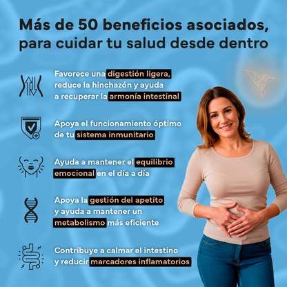 Probiótico Full Spectrum Complex + Inulina, Fos, Zinc Y Vitamina D3. Sevens Nutrition. Salud Digestiva Y Sistema Inmune