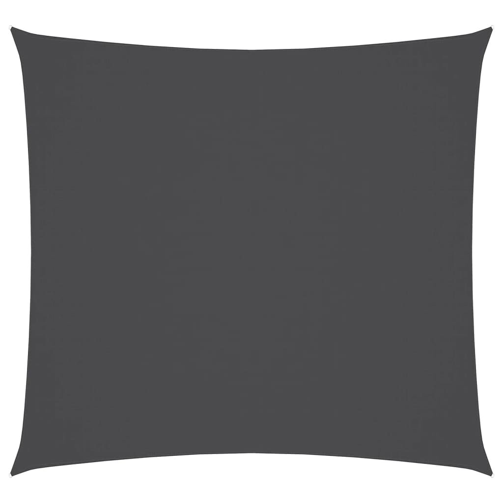 Vidaxl Toldo De Vela Cuadrado Tela Oxford Gris Antracita 4,5x4,5 M_0