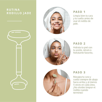 Rodillo De Jade Facial Labnatur | Masaje Facial | Efecto Lifting | Drenaje Y Luminosidad_1