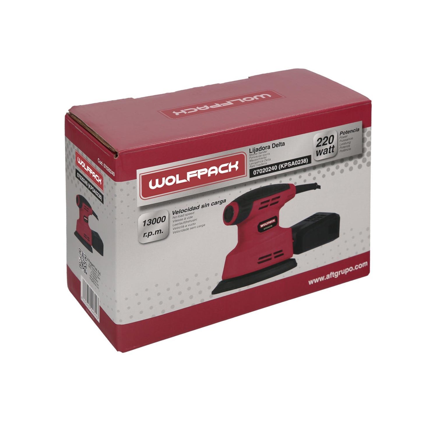 Lijadora Wolfpack Delta 220 Watt. Lijadora Mouse Multifunción. Decapado, Lijado, Eliminar Oxido, Etc._2