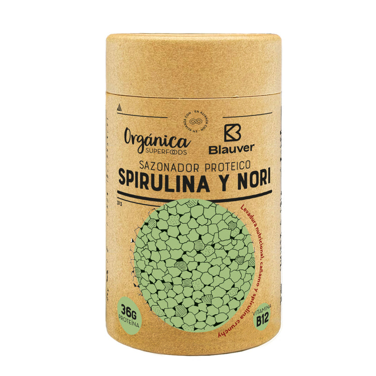 Sazonador Proteico Sin Sal De Spirulina Y Nori 50g_0