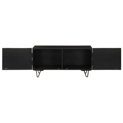 Mesa De Centro De Madera Maciza De Mango 90x50x45cm_2