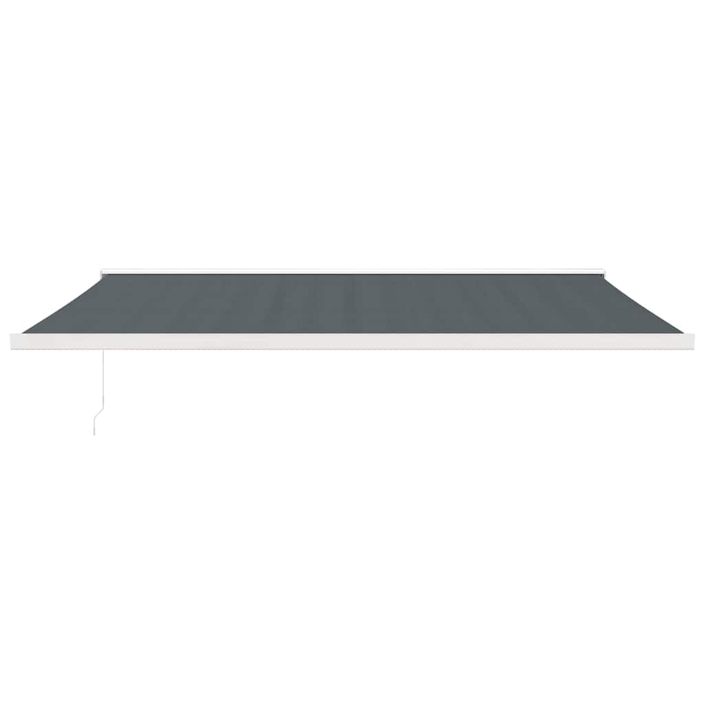 Toldo Retráctil Aluminio Y Tela Gris Antracita 5x3 M_2