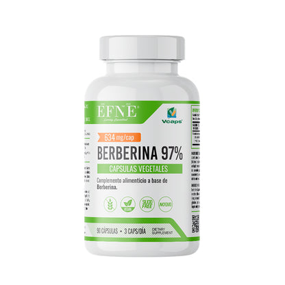 Berberina 97% Efne – Control De Glucosa Y Metabolismo_0