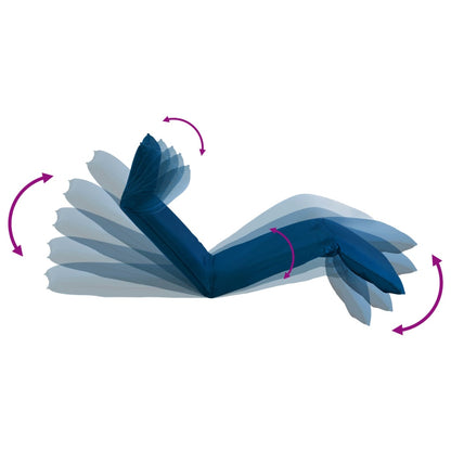 Tumbona Plegable De Tela Oxford Azul Marino_4