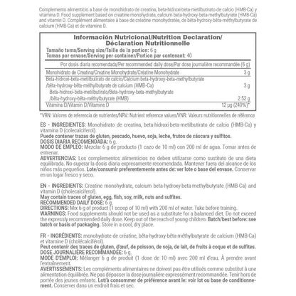 Creatina Con Hmb + Vitamina D - 240g - Neutro - Creatina Con Hmb Y Vitamina D - Masmusculo_4