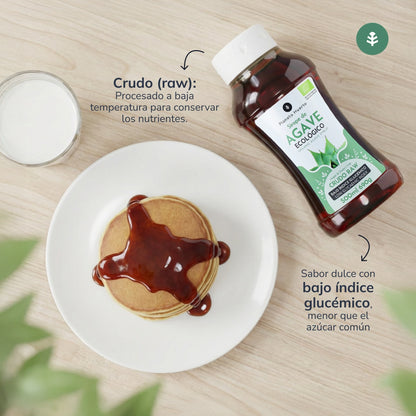 Sirope de Agave ECO crudo Planeta Huerto 500 ml