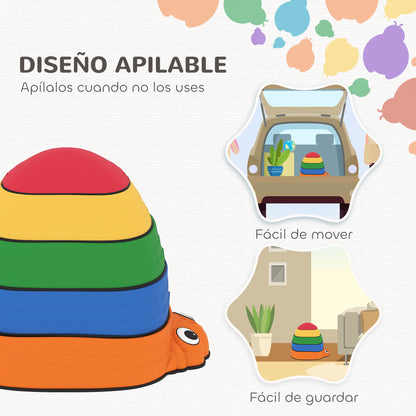 Aiyaplay Conjunto De Piedras De Equilibrio Para Niños Apilables De 5 Piezas_5