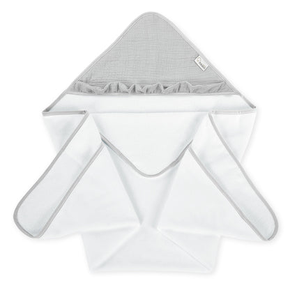 Maxicapa De Baño Para Bebés Cotton Color Gris