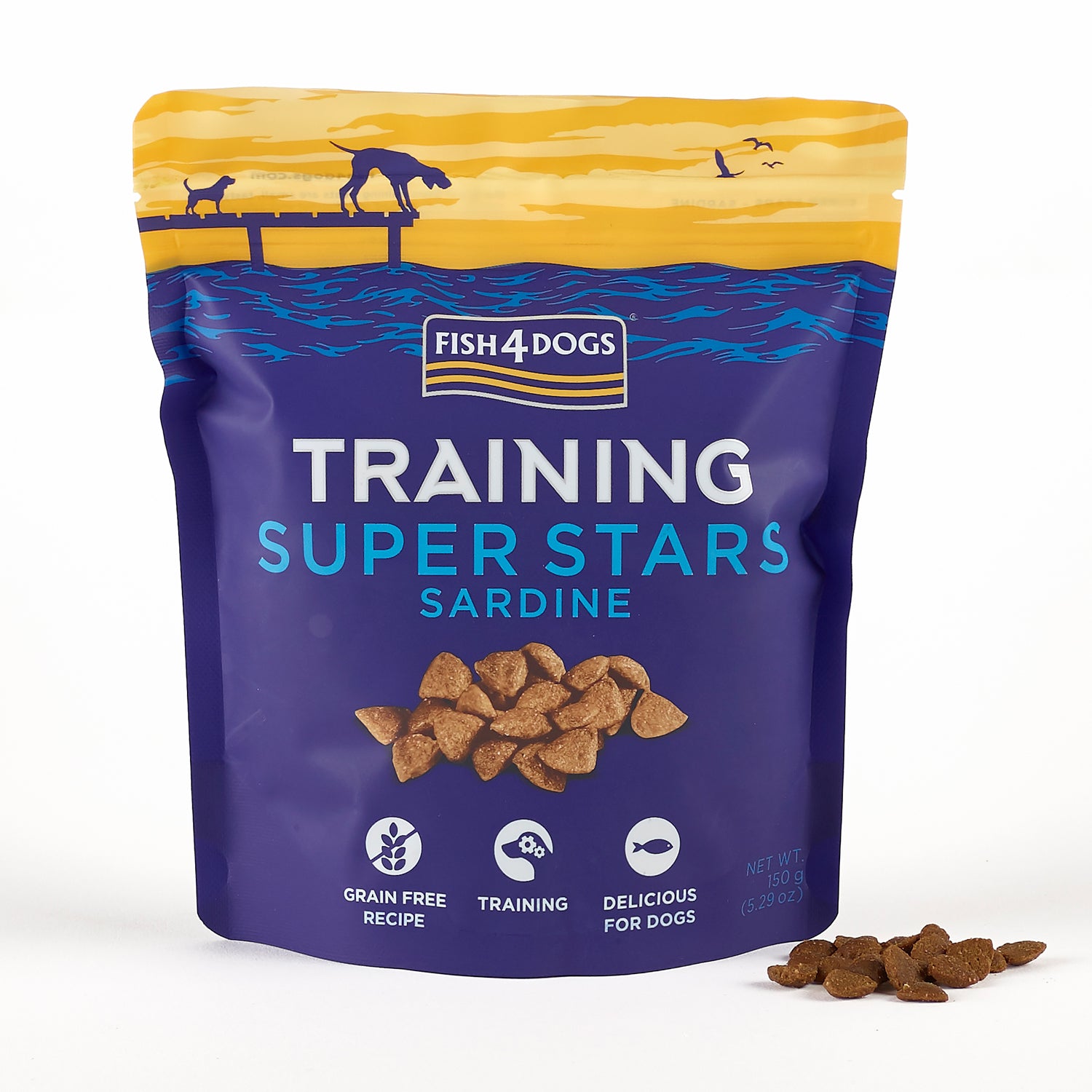 Fish4dogs Snack De Entrenamiento – Superstars Sardina 150 G (pack De 10)