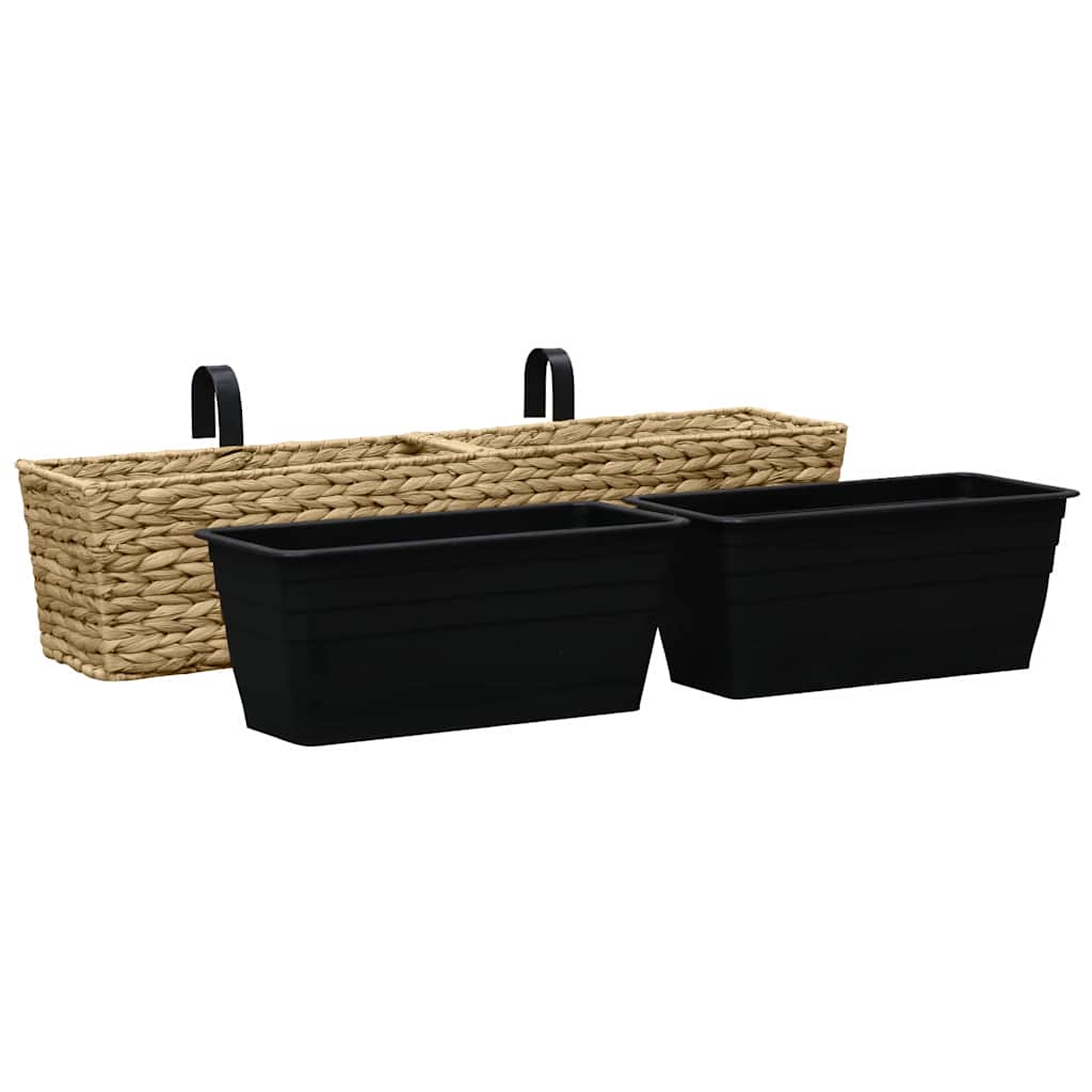 Conjunto De Jardineras 2 Unidades Jacinto De Agua_2