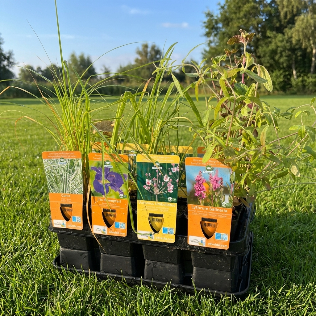 Set Sorpresa Plantas Estanque - 12 Plantas Resistentes Con Cestas_3