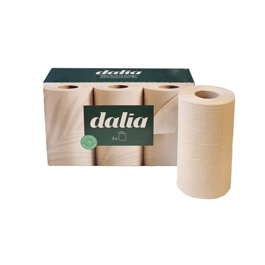 Papel de Cocina bio sin Blanquear Dalia 3 Rollos