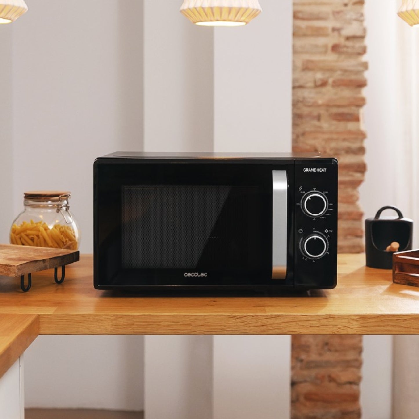 Microondas Con Grill De 20 Litros Grandheat 3130. 700 W Y 800 W Grill, 6 Niveles, Revestimiento Anti-dirt Itech Y Tecnología 3dwave, Modo Descongela_1