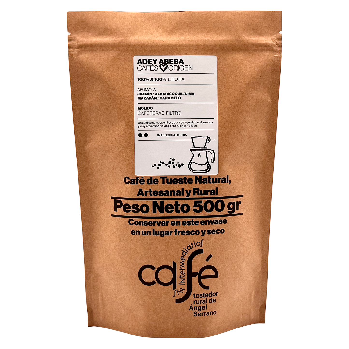 Cafe Sin Intermediarios Café Etiopía Adey Molido Filtro 500 G_0