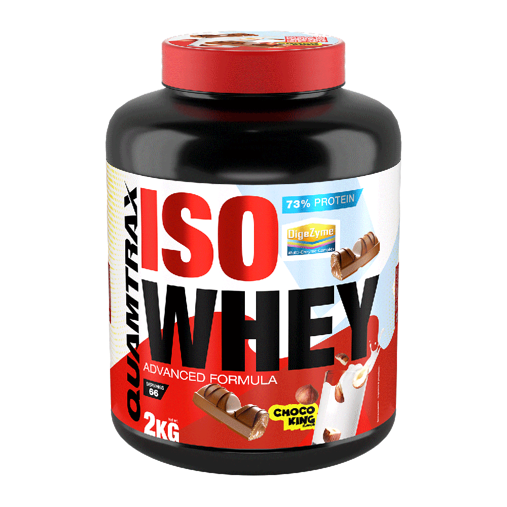Isowhey - 2kg - Crema De Chocolate Y Avellanas - Proteína De Aislado De Suero Isolate - Quamtrax_0