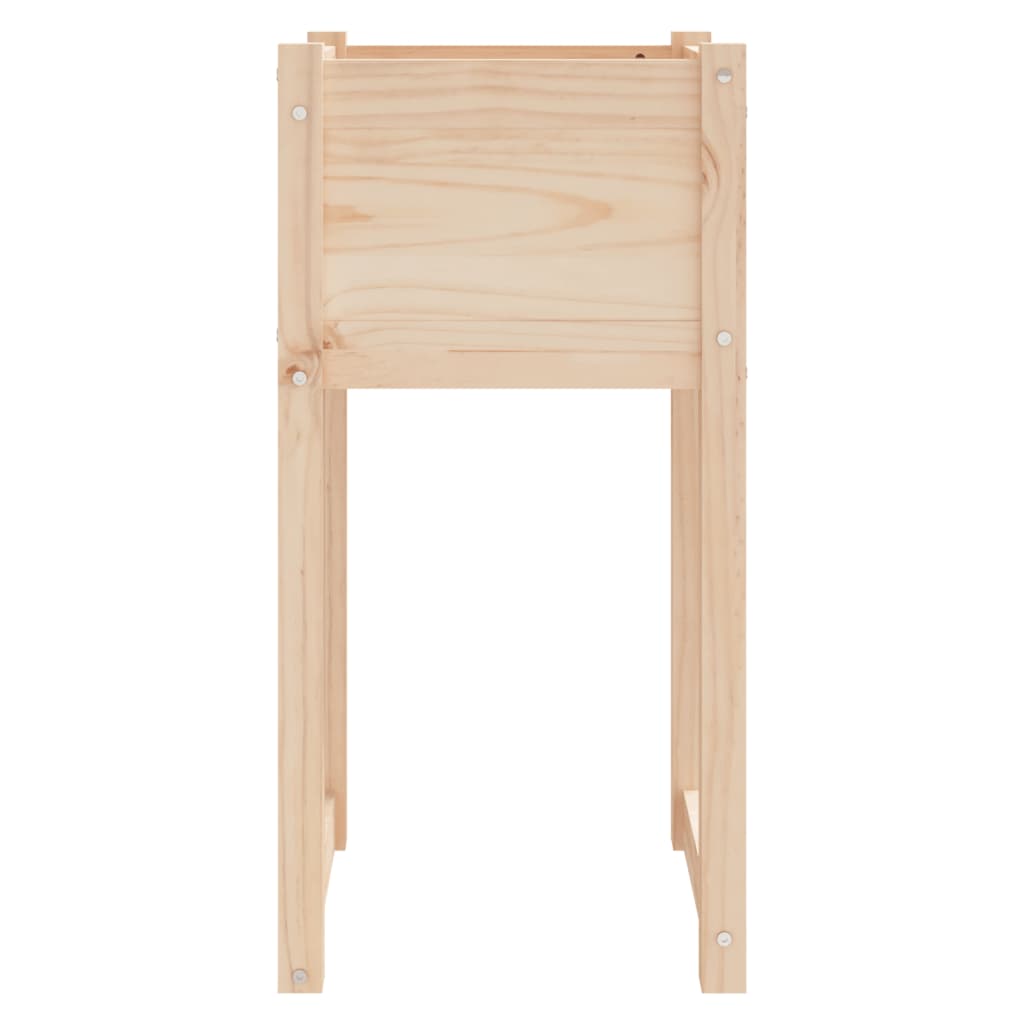 Jardinera 2 Unidades Madera Maciza De Pino 40x40x81 Cm_4