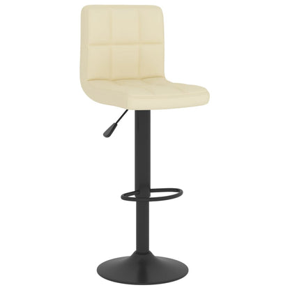 Taburete De Cocina De Tela Color Crema_0