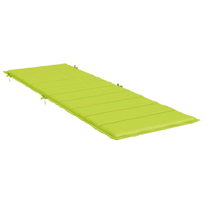 Vidaxl Cojín De Tumbona De Tela Oxford Verde Claro 186x58x4 Cm_3