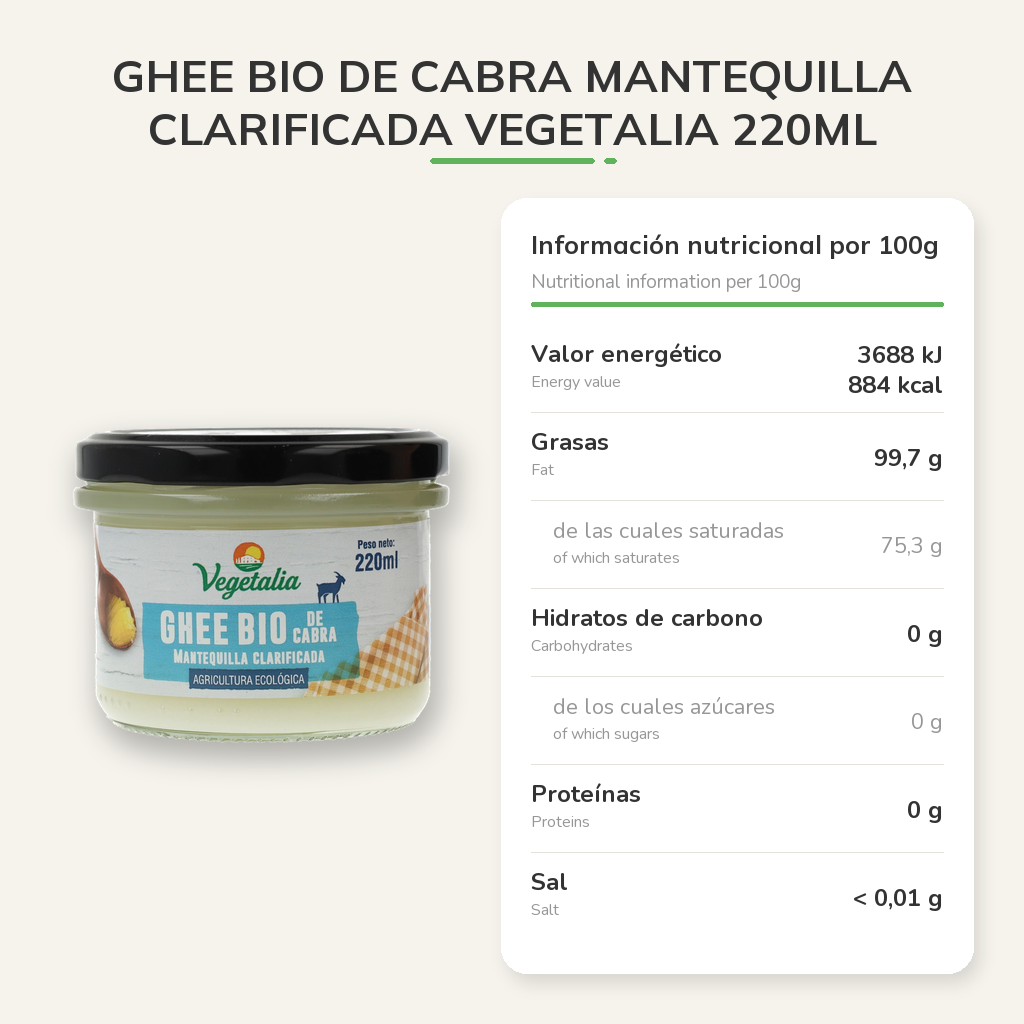 Información nutricional