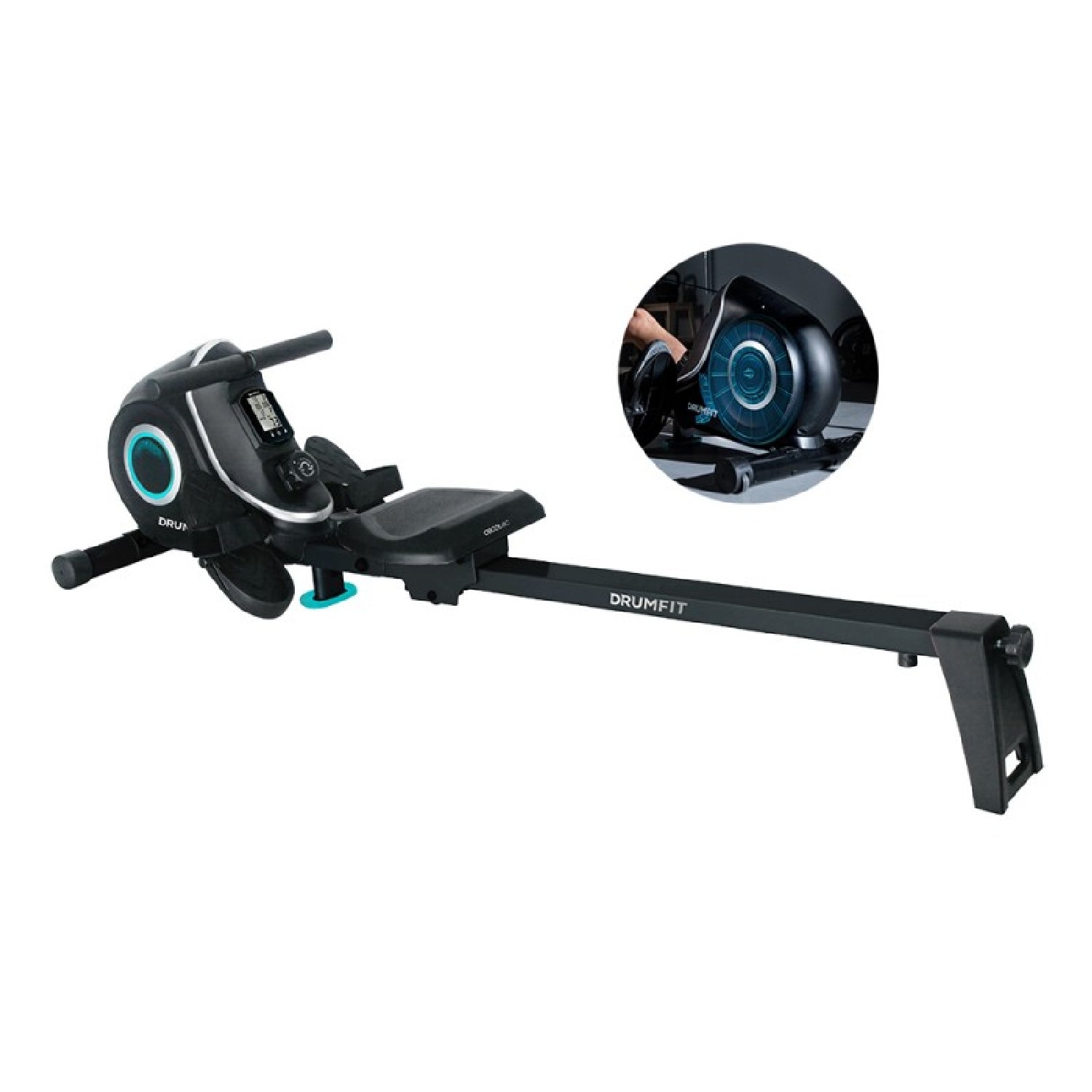 Cecotec Máquina De Remo Plegable Drumfit Rower 7000 Regatta X. Sistema De Resistencia Magnética 10 Niveles De Intensidad_0