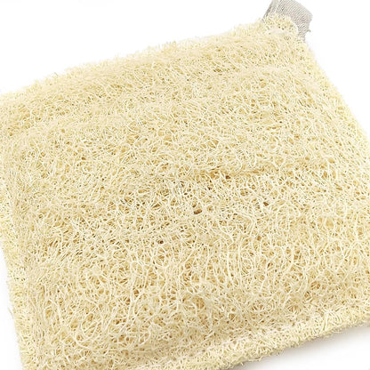 Esponja Natural Vegetal De Luffa Cuadrada. Limpieza Y Exfoliación. Activa La Circulación. Cultivada Y Hecha En Galicia_2