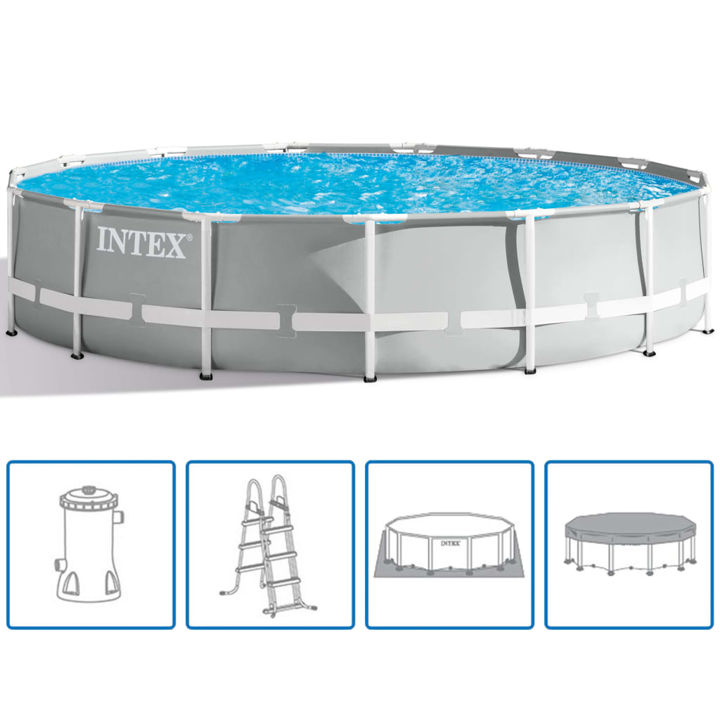 Intex Conjunto De Piscina Prism Frame 457x107 Cm_0