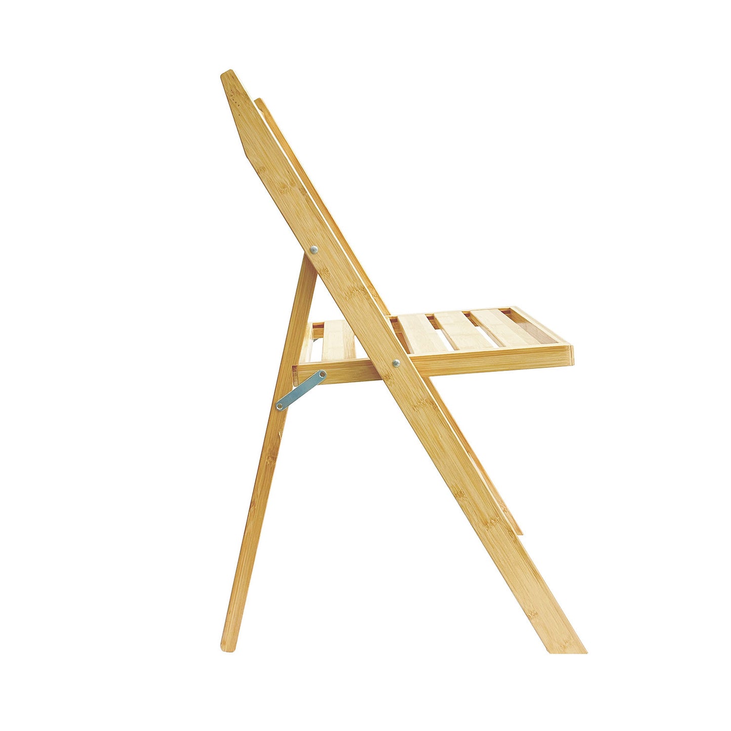 Pack 2 Sillas Plegables De Madera De Bambú 42.5x47.5x79cm O91_2