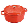 Olla cocotte roja de aluminio fundido Lacor Diámetro 24 cm