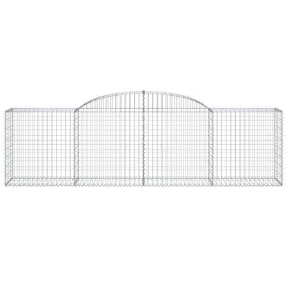 Cestas De Gaviones 20 Uds Forma De Arco Hierro 300x50x80/100 Cm_3