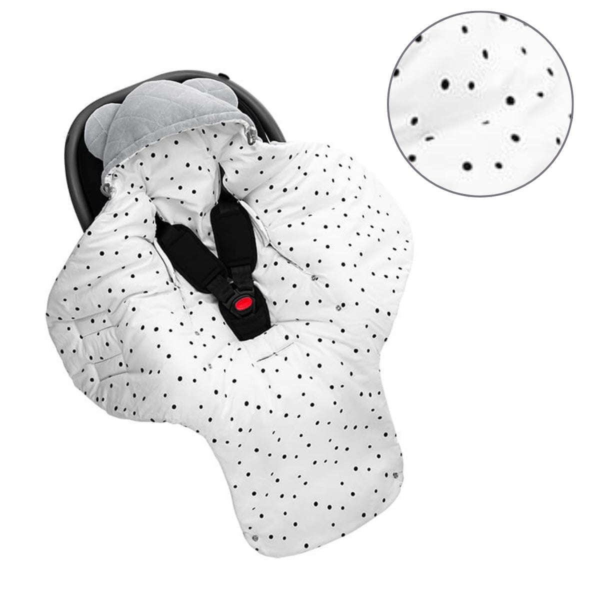 Saco Para Grupo 0 Unviersal Invierno Royal Baby Grey_2