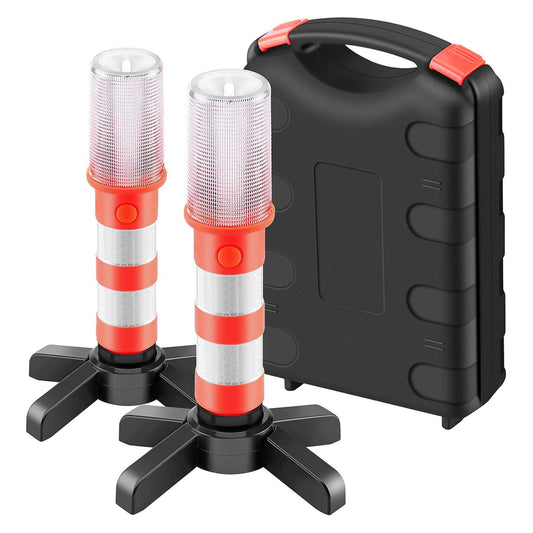 We Luz De Emergencia Para Coche, 2 Piezas, Luces Estroboscópicas De Seguridad_0