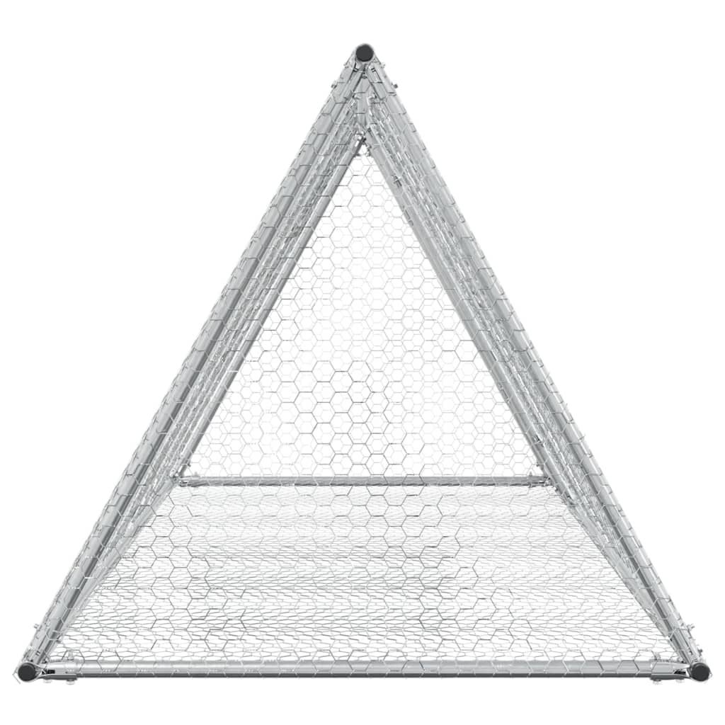 Conejera Acero Galvanizado Plateado 200x105x91 Cm_5