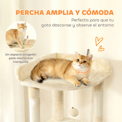 Pawhut Árbol Rascador Para Gatos Grande_4