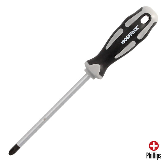 Destornillador Phillips Acero S2 Mango Tpr Bimaterial. Medida Ph 3 X Ø 8,0 X 150 Mm.  Din5262._0