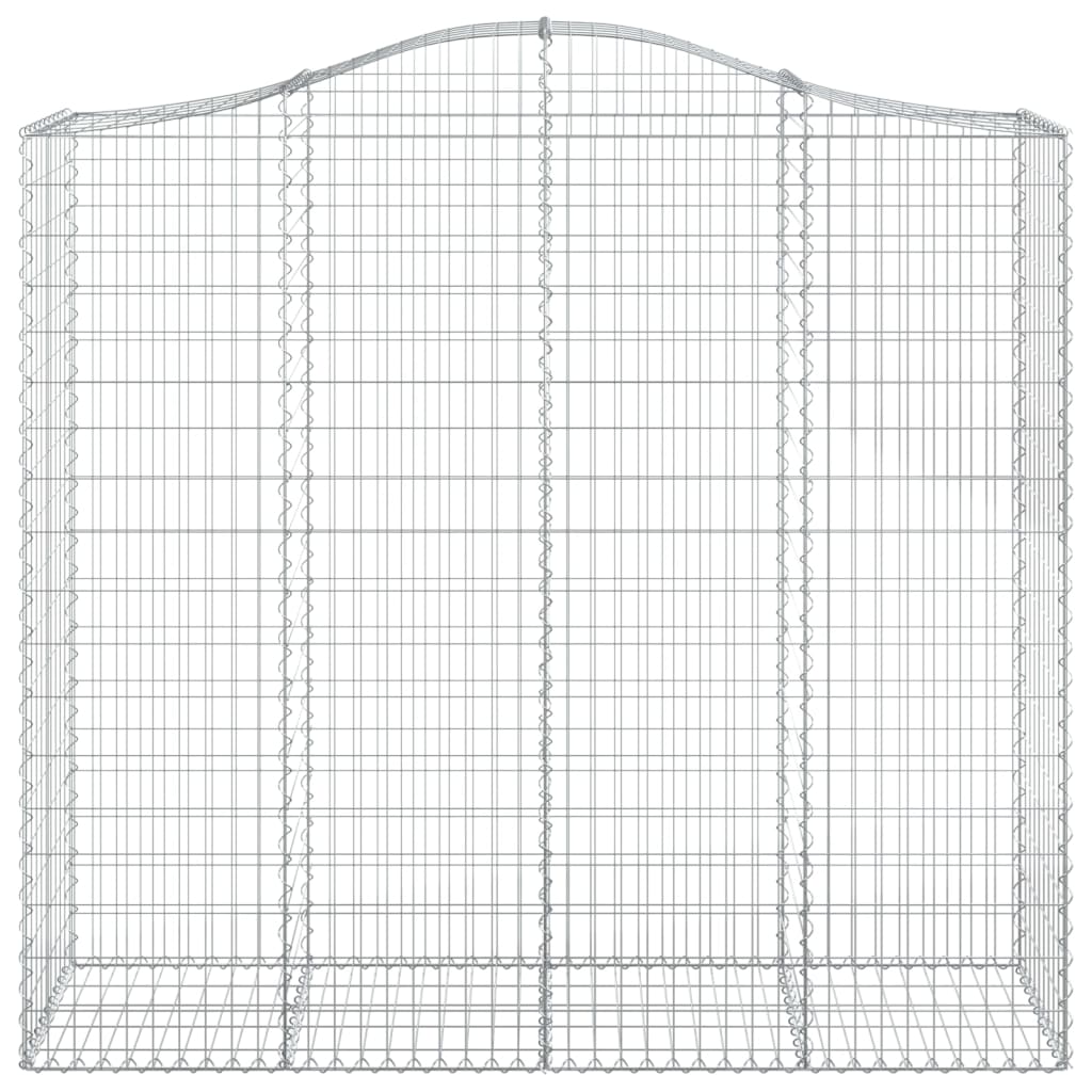 Cestas De Gaviones 3 Uds Forma De Arco Hierro 200x50x180/200 Cm_3