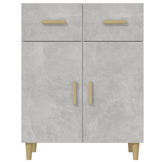 Aparador De Madera Contrachapada Gris Hormigón 69,5x34x89 Cm / Vetonek_0