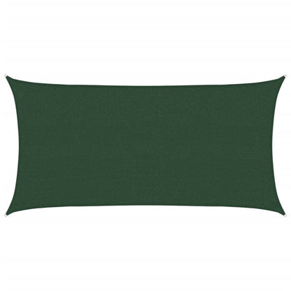 Vidaxl Toldo De Vela Verde Oscuro Hdpe 160 G/m² 2,5x4,5 M_0