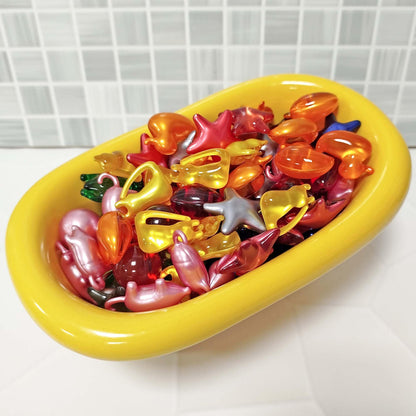 Bolsa Regalo 12 Perlas Baño Con Aromas Surtidos. Con Aceite De Soja - Hidrata, Suaviza Y Perfuma La Piel - Formas Varias_3