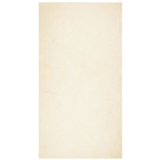 Vidaxl Alfombra De Pelo Corto Suave Lavable Huarte Crema 60x110 Cm_0