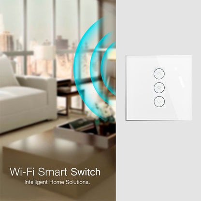Interruptor Táctil Con Regulador Dimmer Wifi-voz, Blanco_2