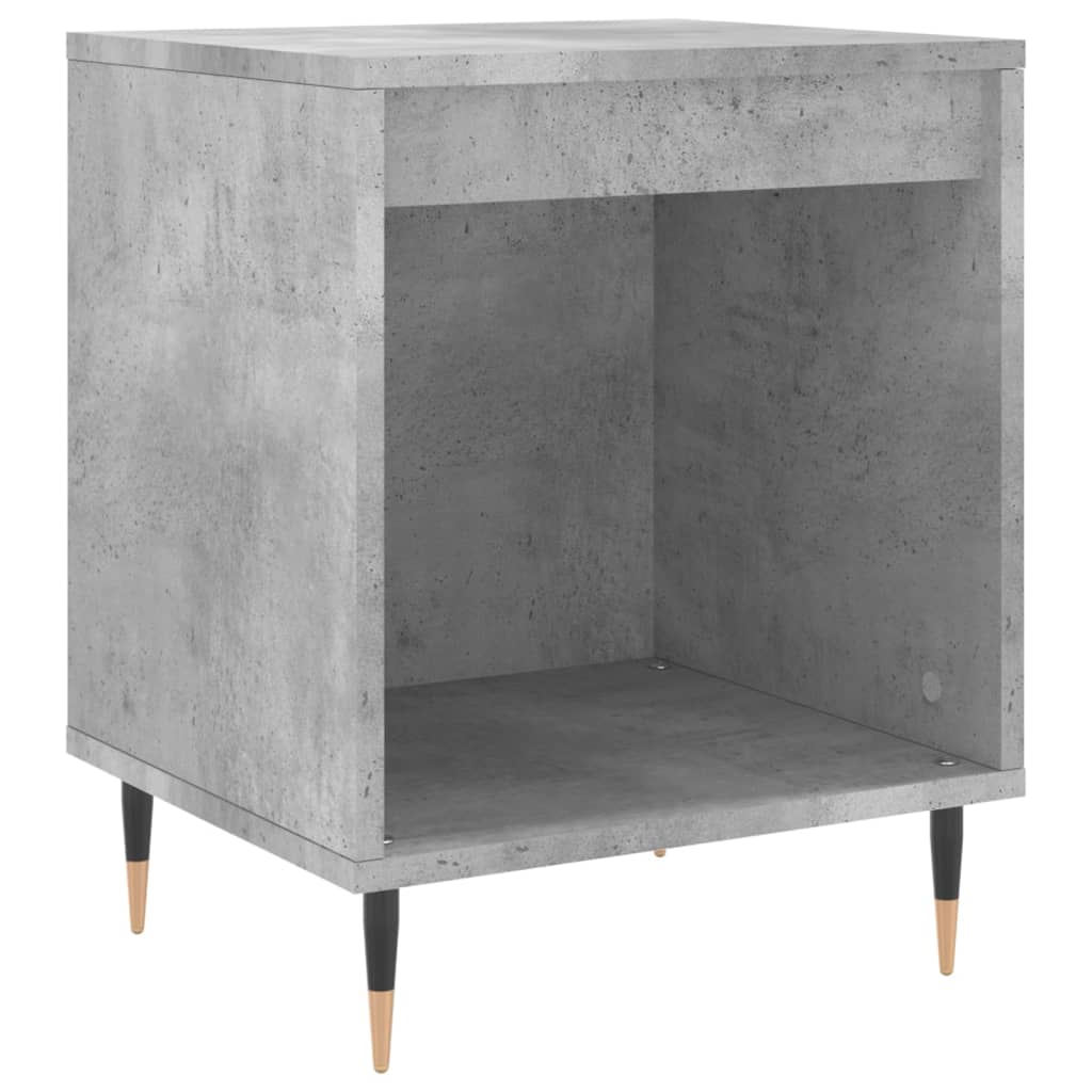 Mesitas Noche 2 Uds Madera Ingeniería Gris Hormigón 40x35x50 Cm_2