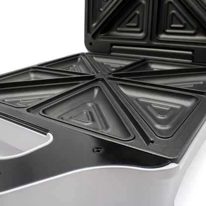 Sandwichera, 4 Sandwiches, Placas Antiadherentes, Tostado Perfecto, Regulador Temperatura Mpm Mop-35 1600w