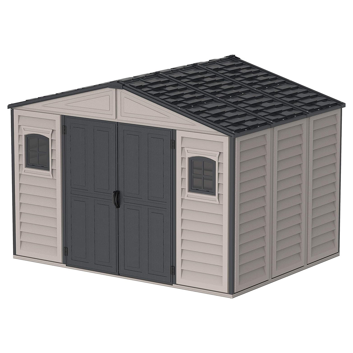 Caseta Jardín Woodbridge Plus 10.5×8 Pvc Gris Claro/oscuro_0