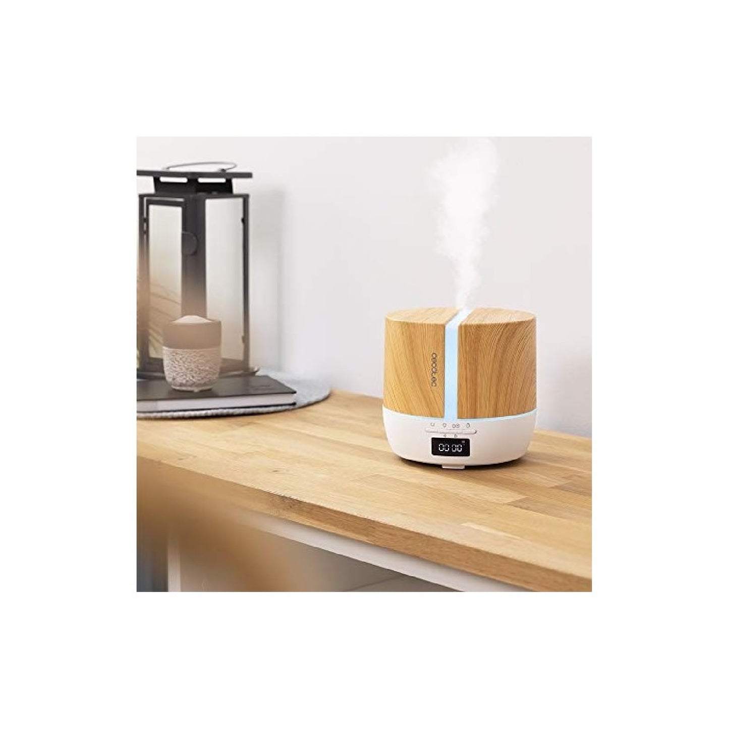Cecotec Humidificador Difusor De Aroma Purearoma 550 Connected White Woody_0