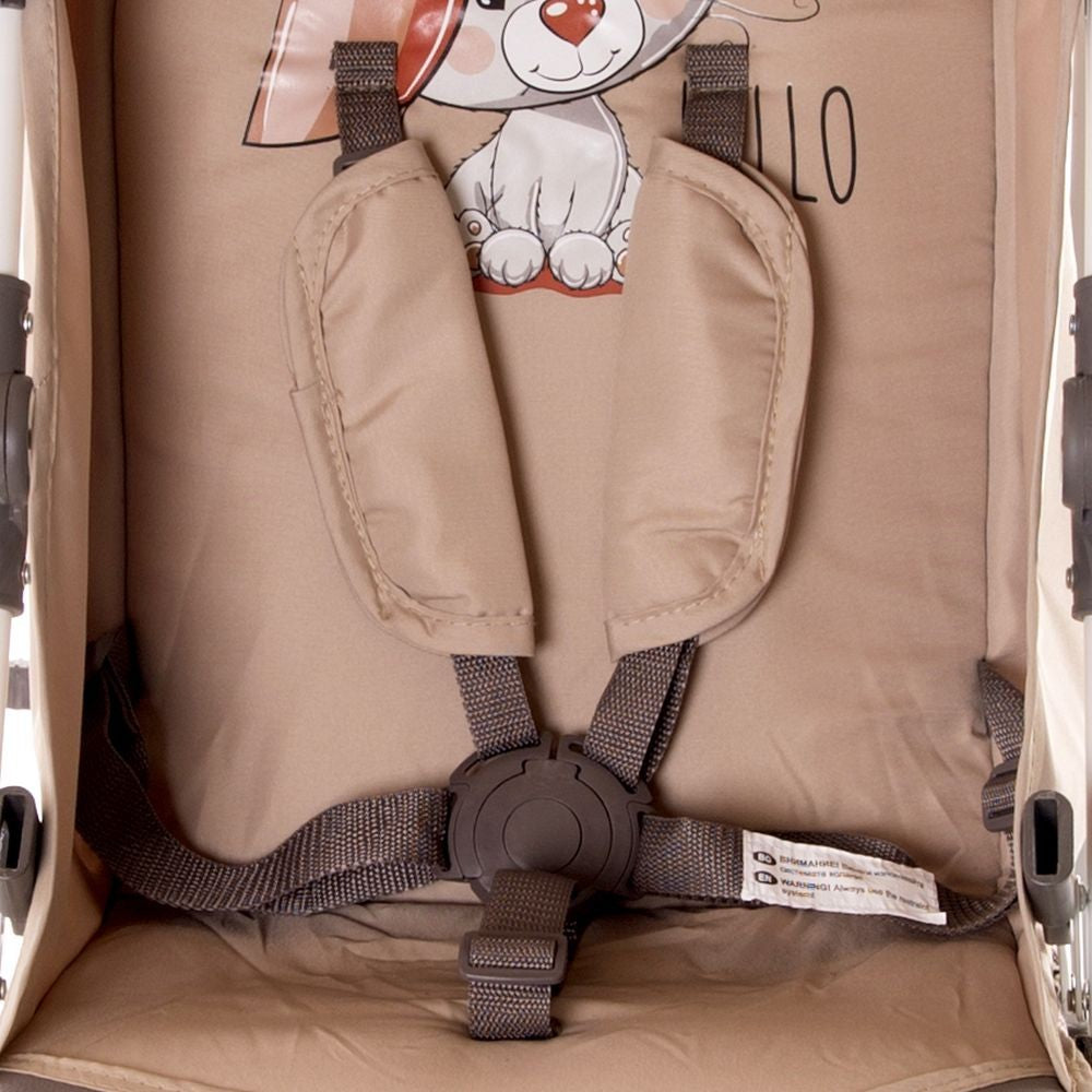 Silla De Paseo Ida Lemon Curry Hasta 15kg De Lorelli_2