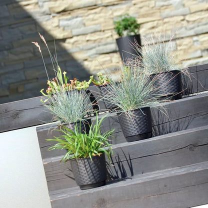 Maceta Ratolla Round 2,8l., Dimensiones (mm) 190x190x165, Color Mocca_5