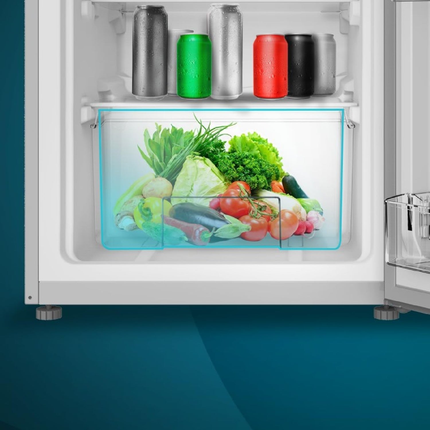 Cecotec Mini Frigorífico Bolero Coolmarket Tt 107 Inox_1